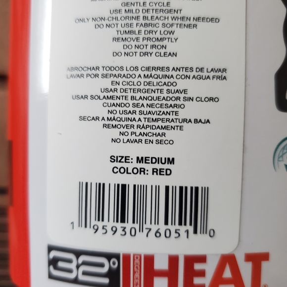 32 Degrees Dog Jacket New Size Medium M Black and Red Plaid - Picture 5 of 8